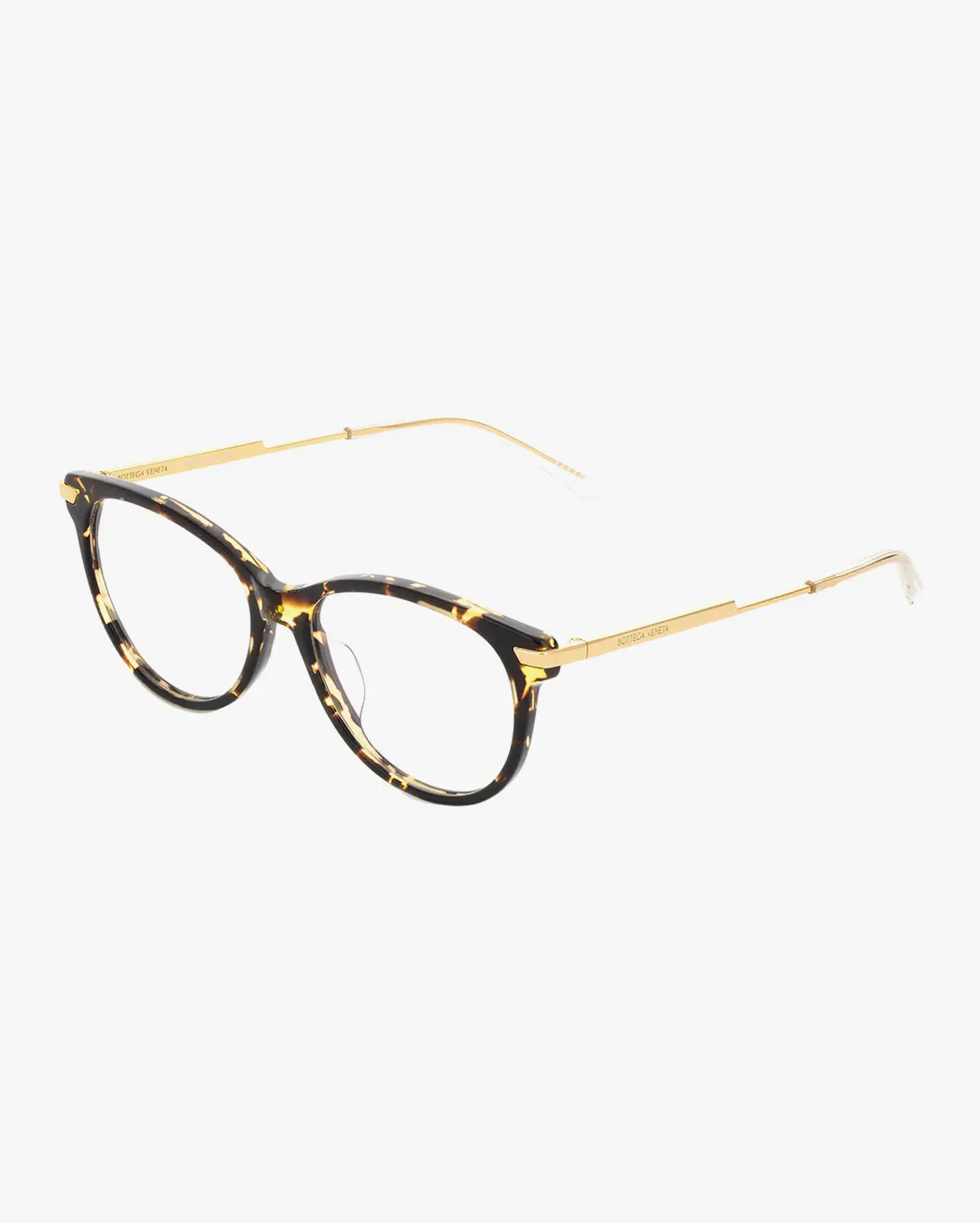 Round Eyeglasses in Havana