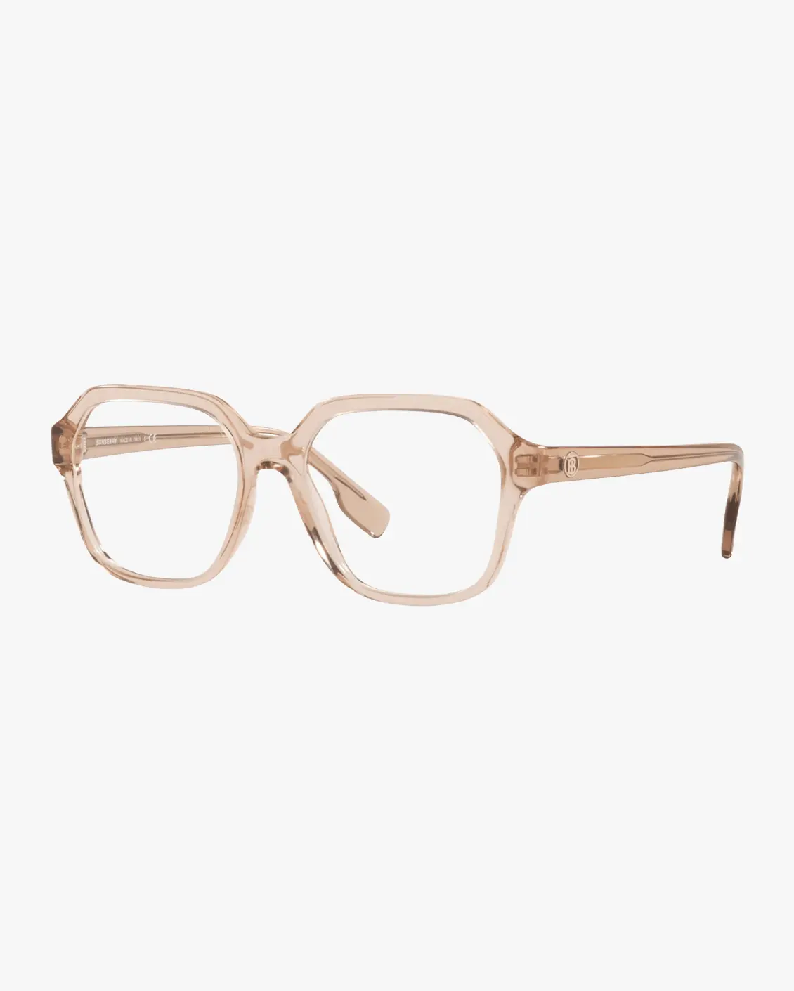 Hexagonal Eyeglasses in Pink