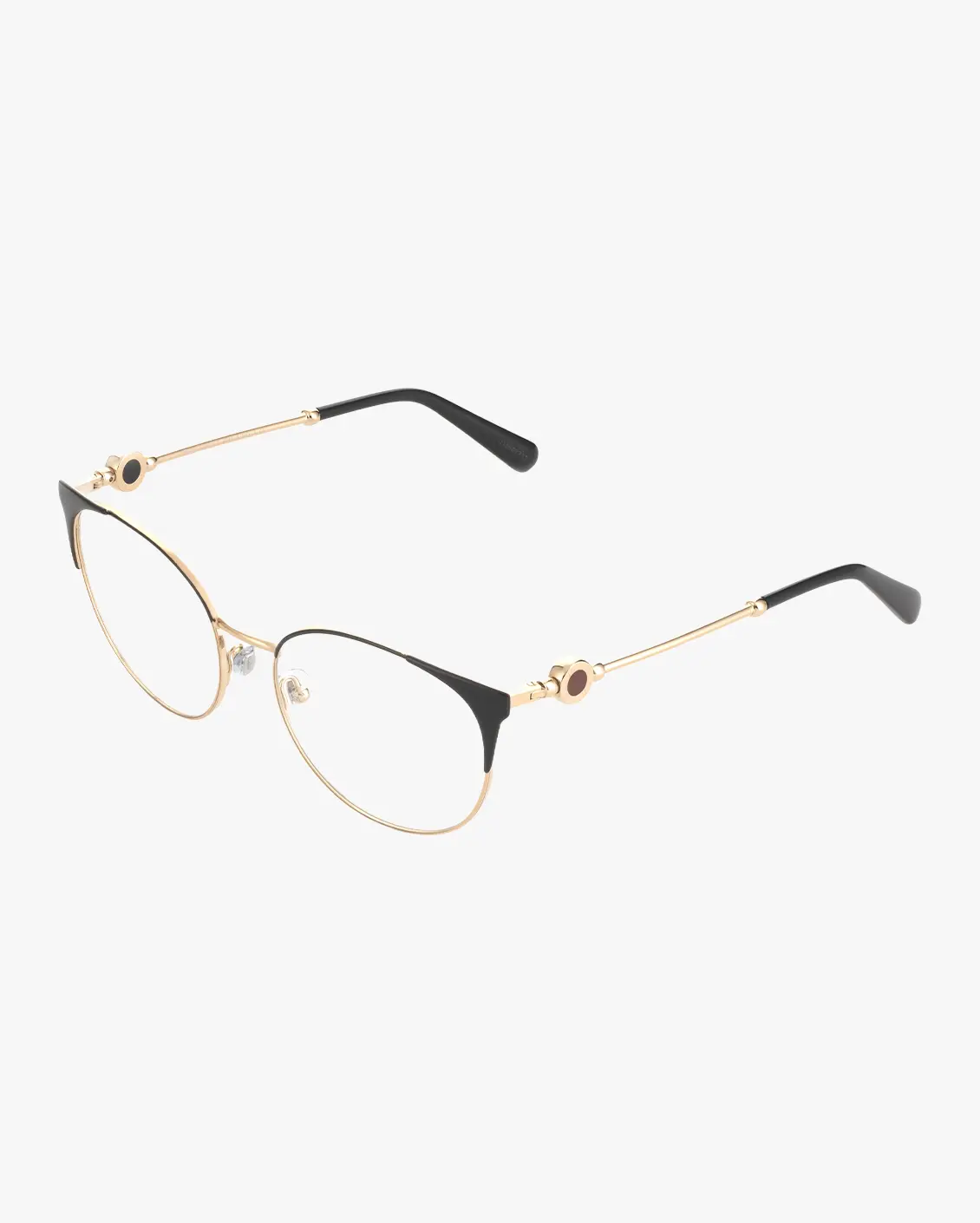 Round Eyeglasses in Gold
