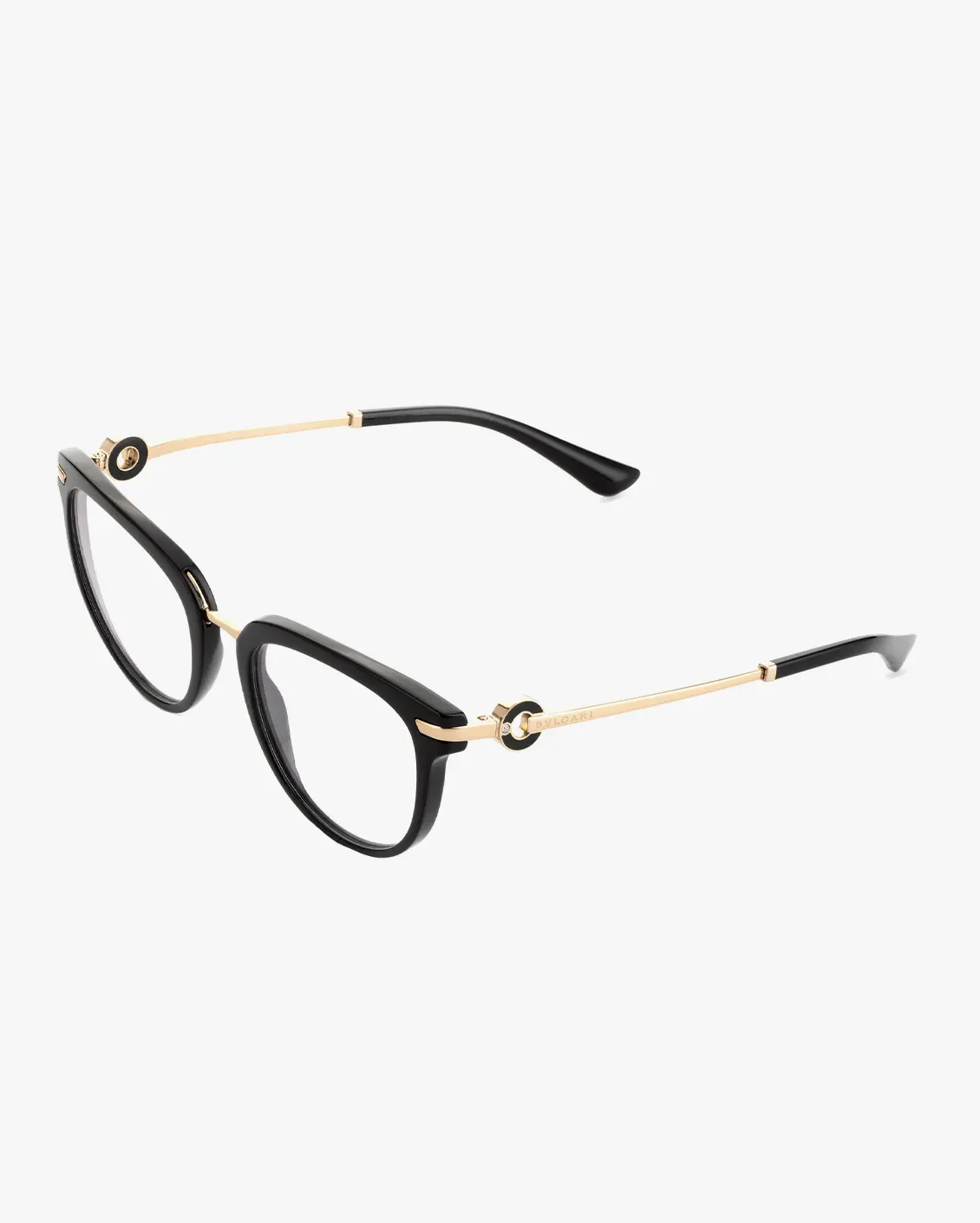 Round Eyeglasses in Black