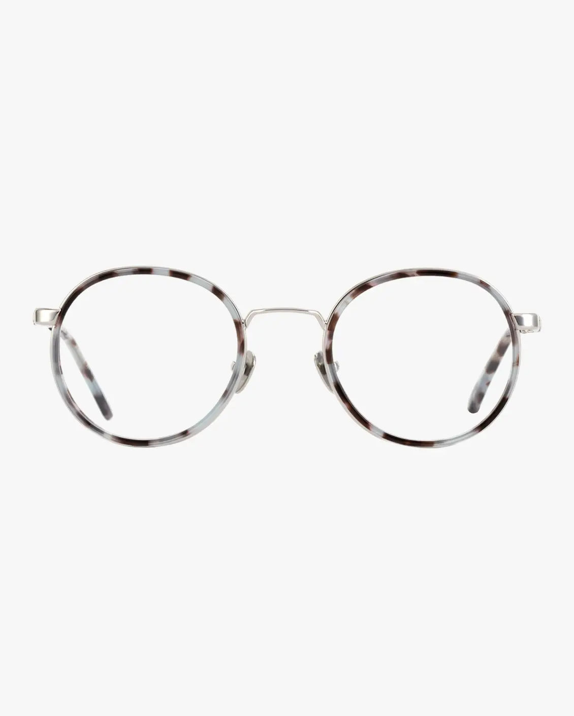 Round Eyeglasses in Havana