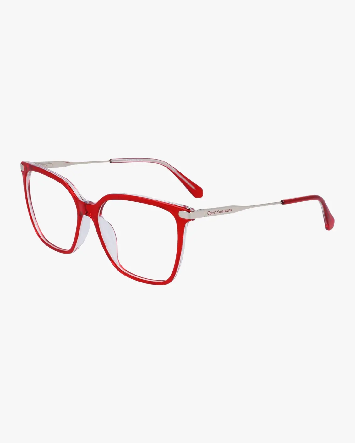 Square Eyeglasses in Red