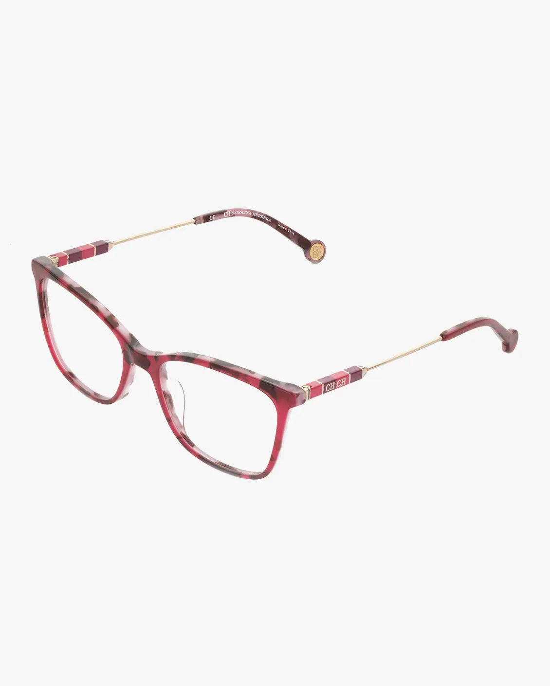 Square Eyeglasses in Red