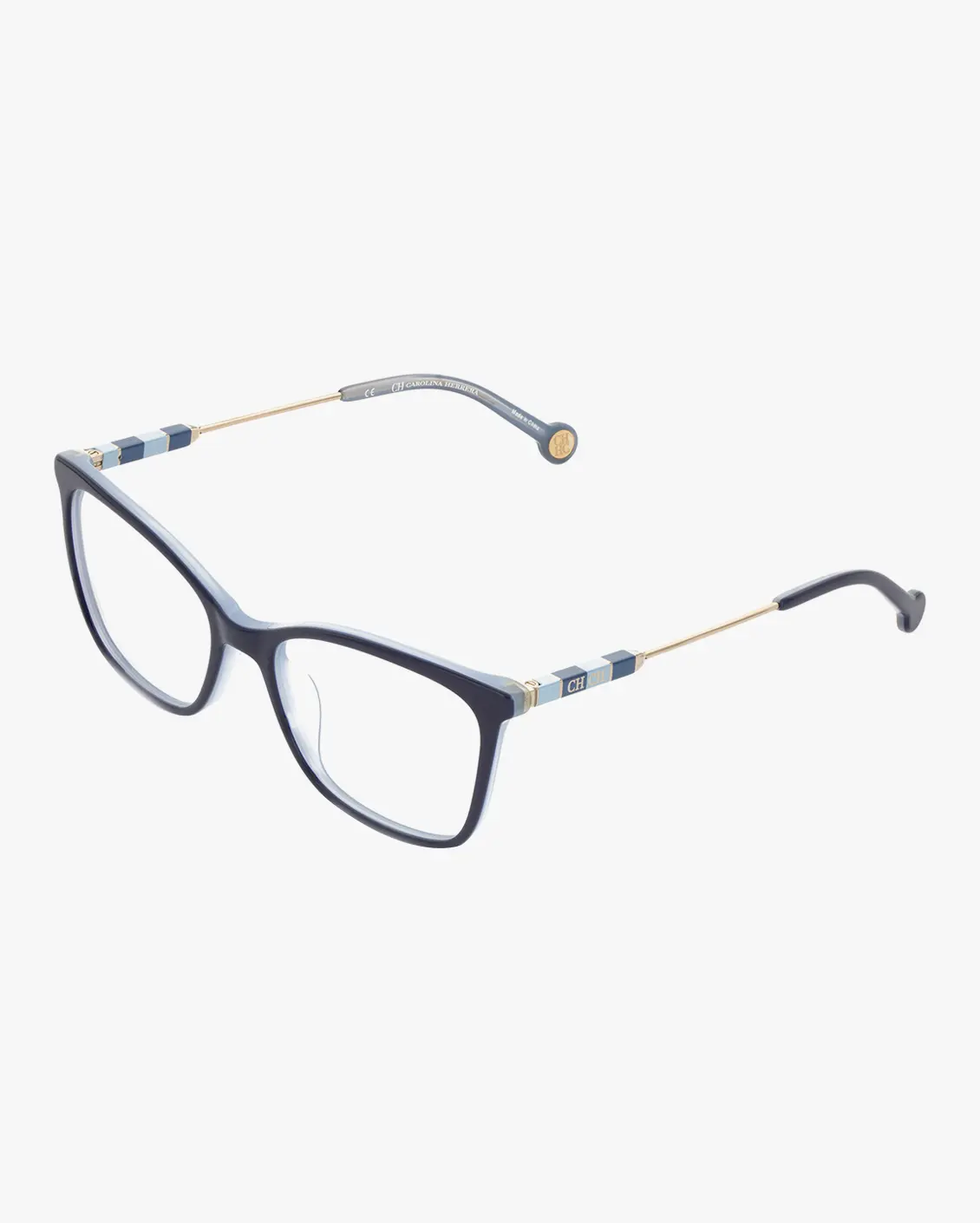 Square Eyeglasses in Blue