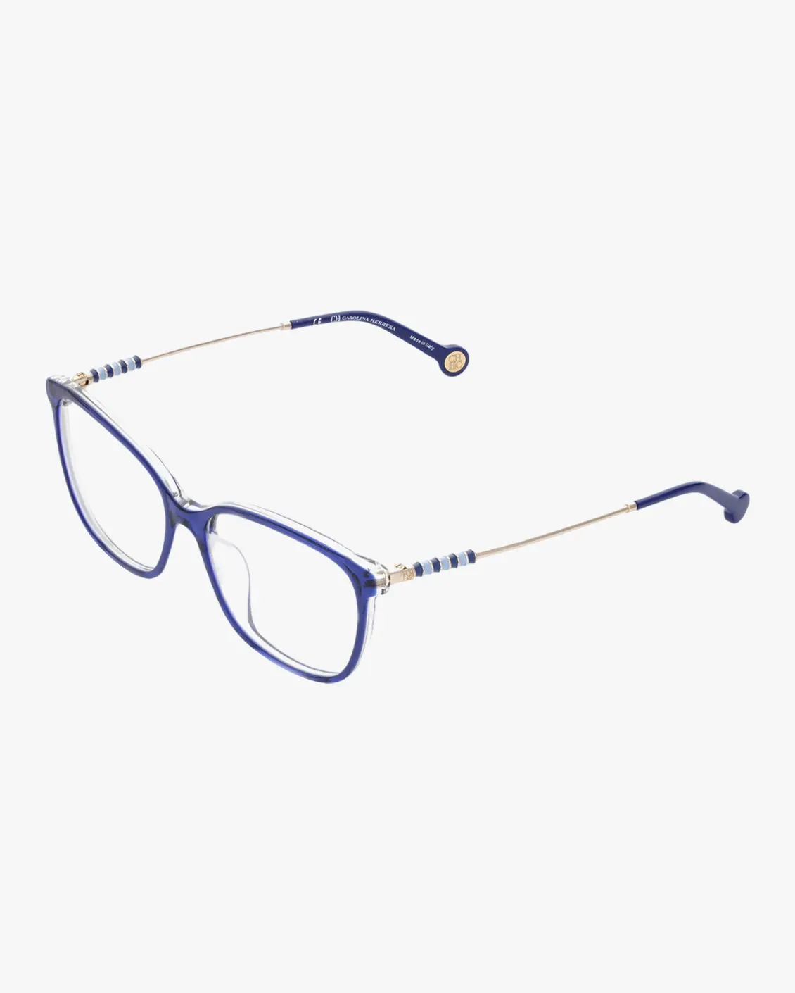 Square Eyeglasses in Blue