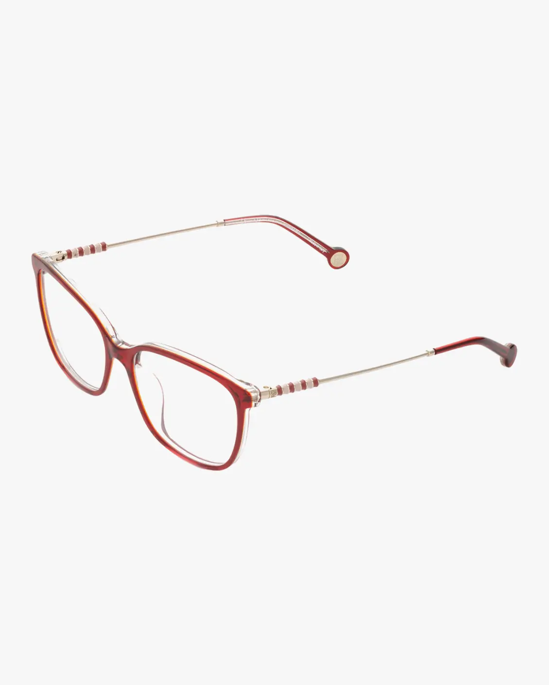 Square Eyeglasses in Red