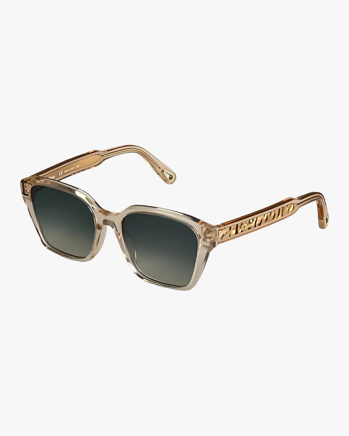 Rectangle Sunglasses in Brown