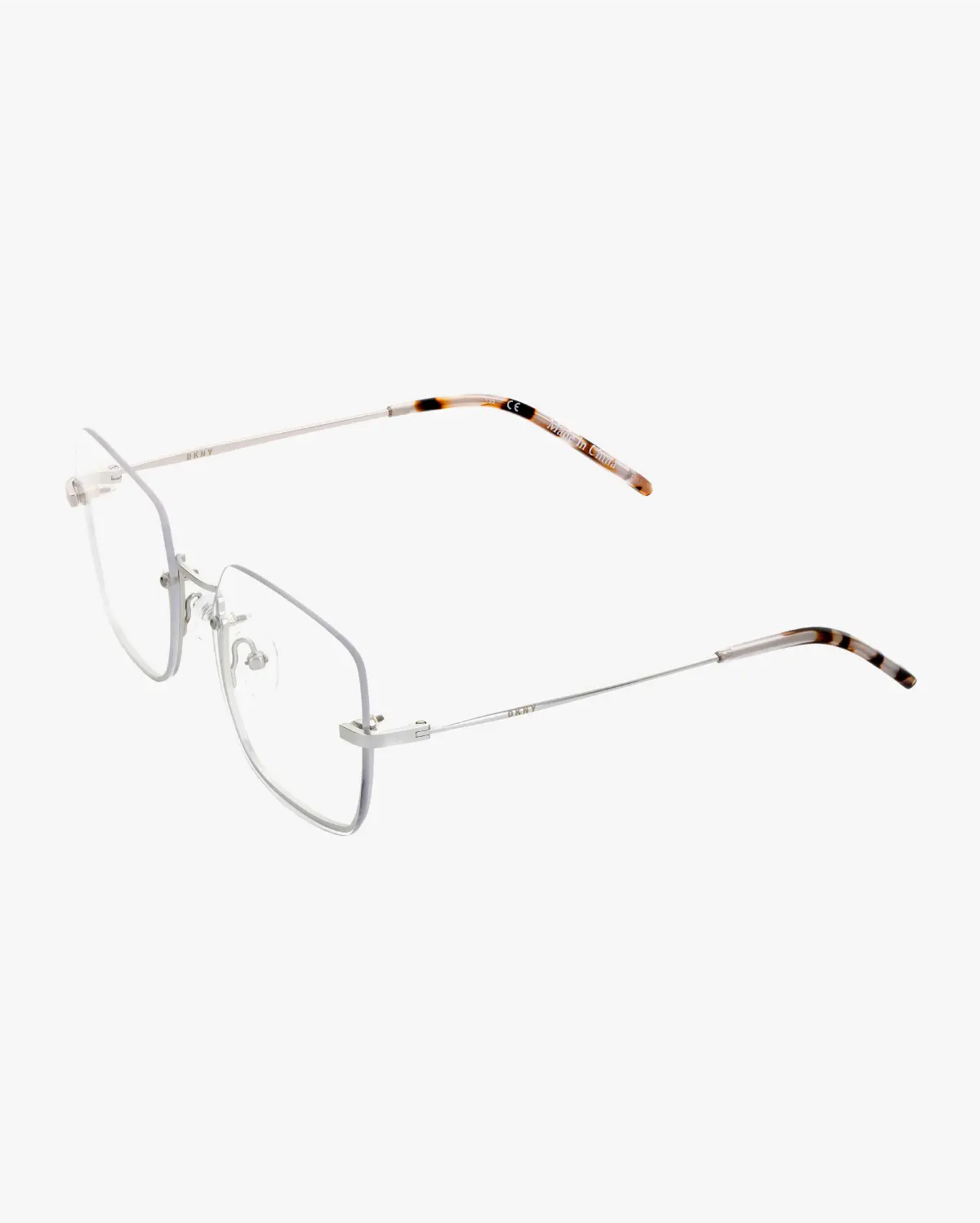 Square Eyeglasses in Silver