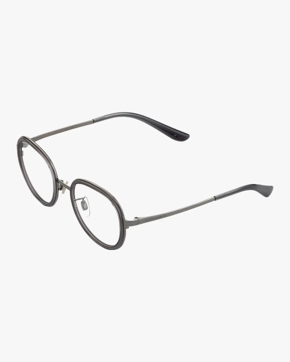 Round Eyeglasses in Black