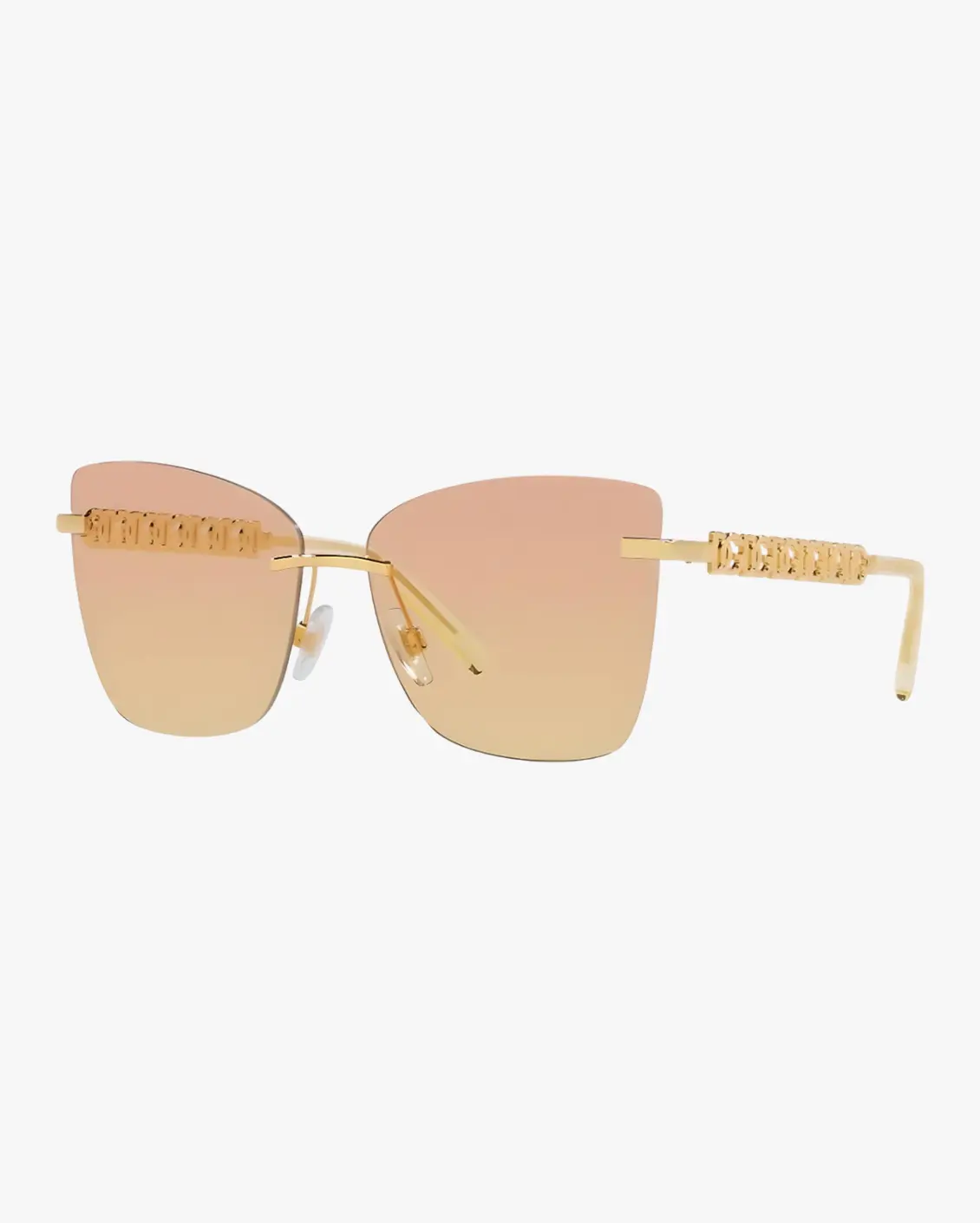 Square Sunglasses in Gold