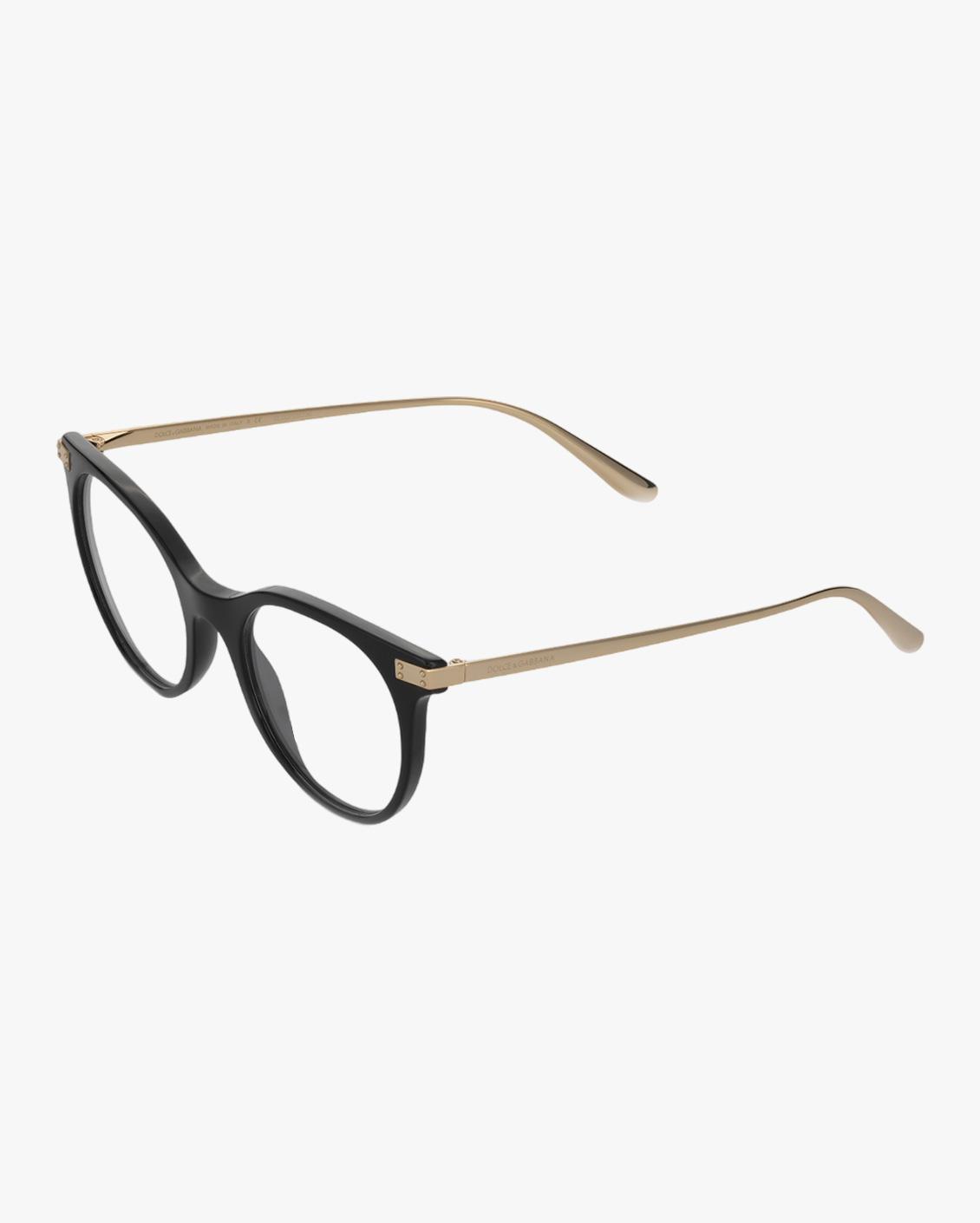 Round Eyeglasses in Gold