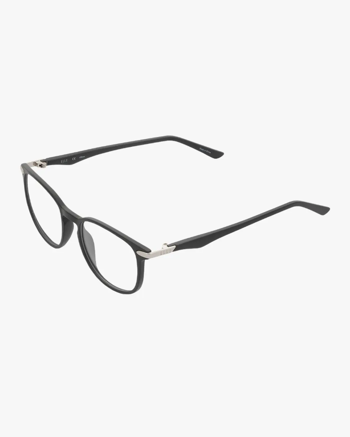 Round Eyeglasses in Black