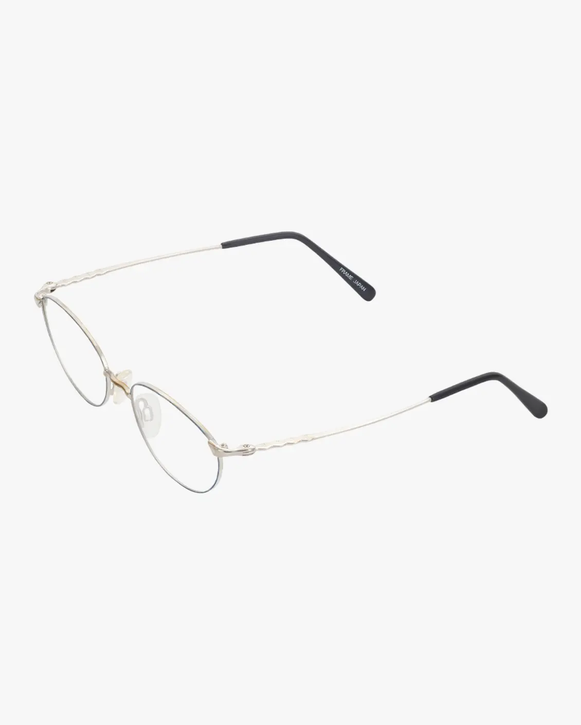 Oval Eyeglasses in Silver