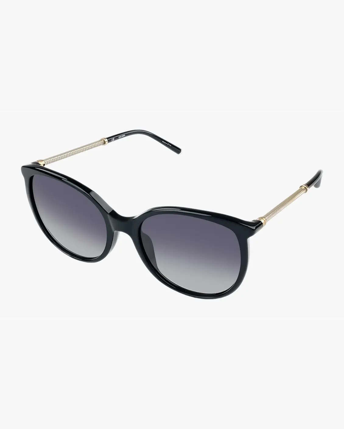 Round Sunglasses in Black