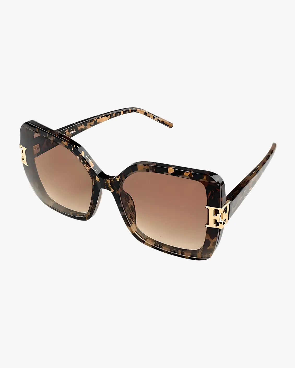 Rectangle Sunglasses in Havana