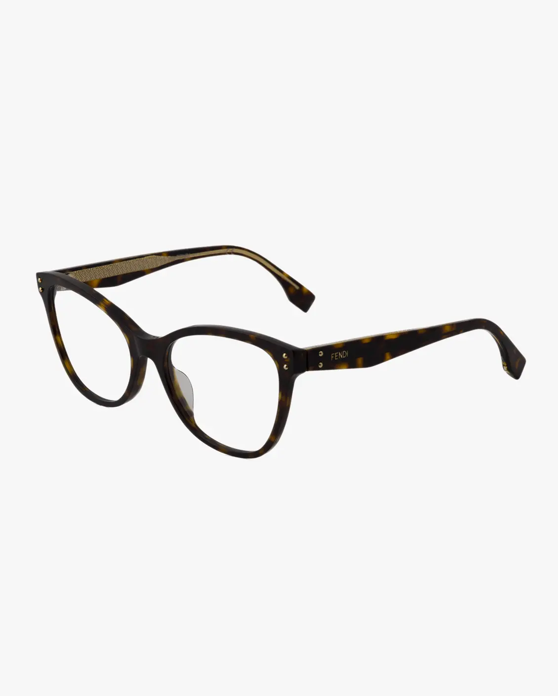 Round Eyeglasses in Brown