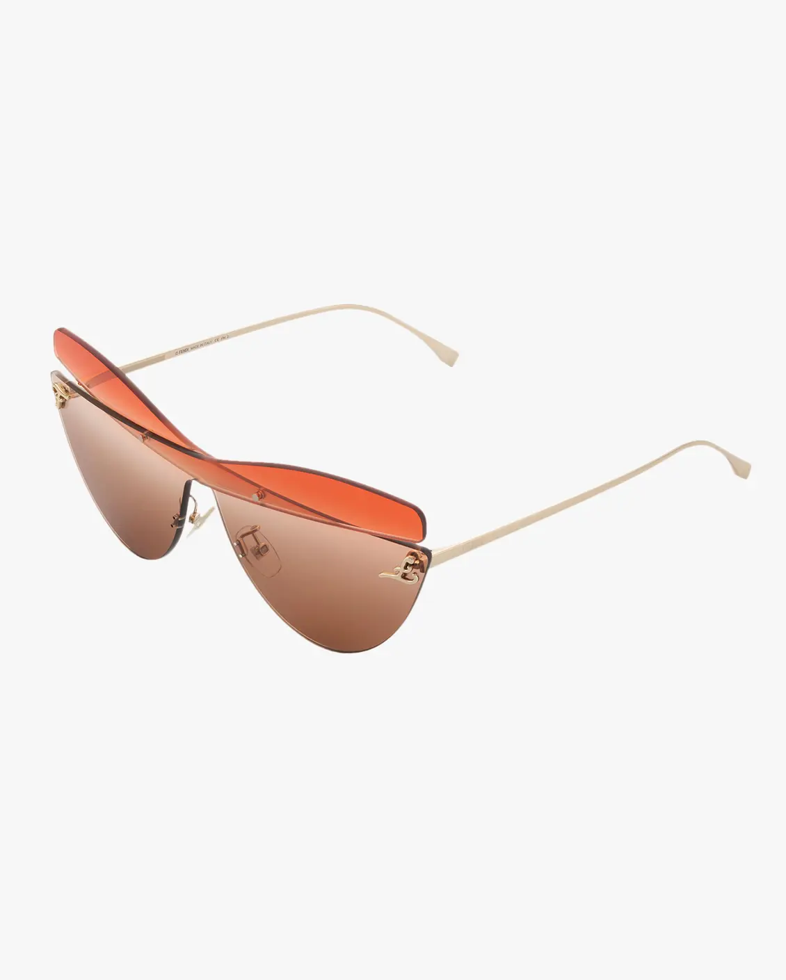 Cat Eye Sunglasses in Gold