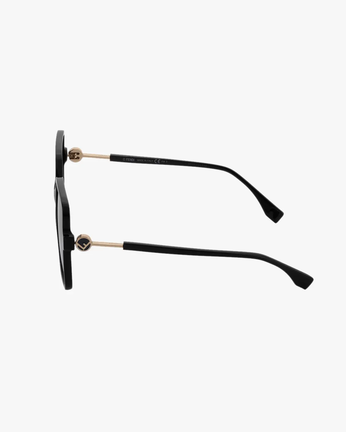 Fendi FF 0411/S ブラック サングラス Shop FENDI Sunglasses Online - Black Square Frame - FF 0411