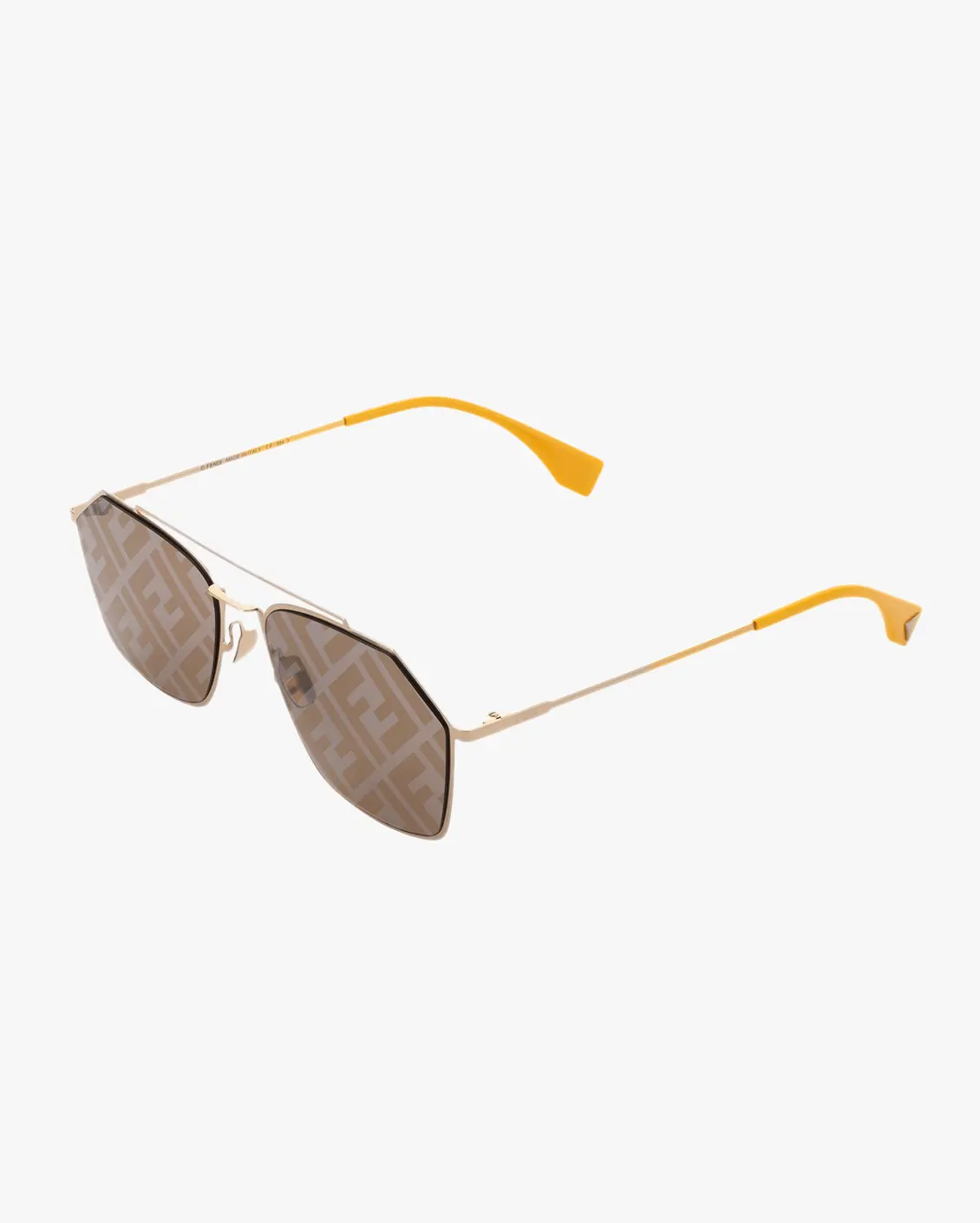 Irregular Sunglasses in Gold