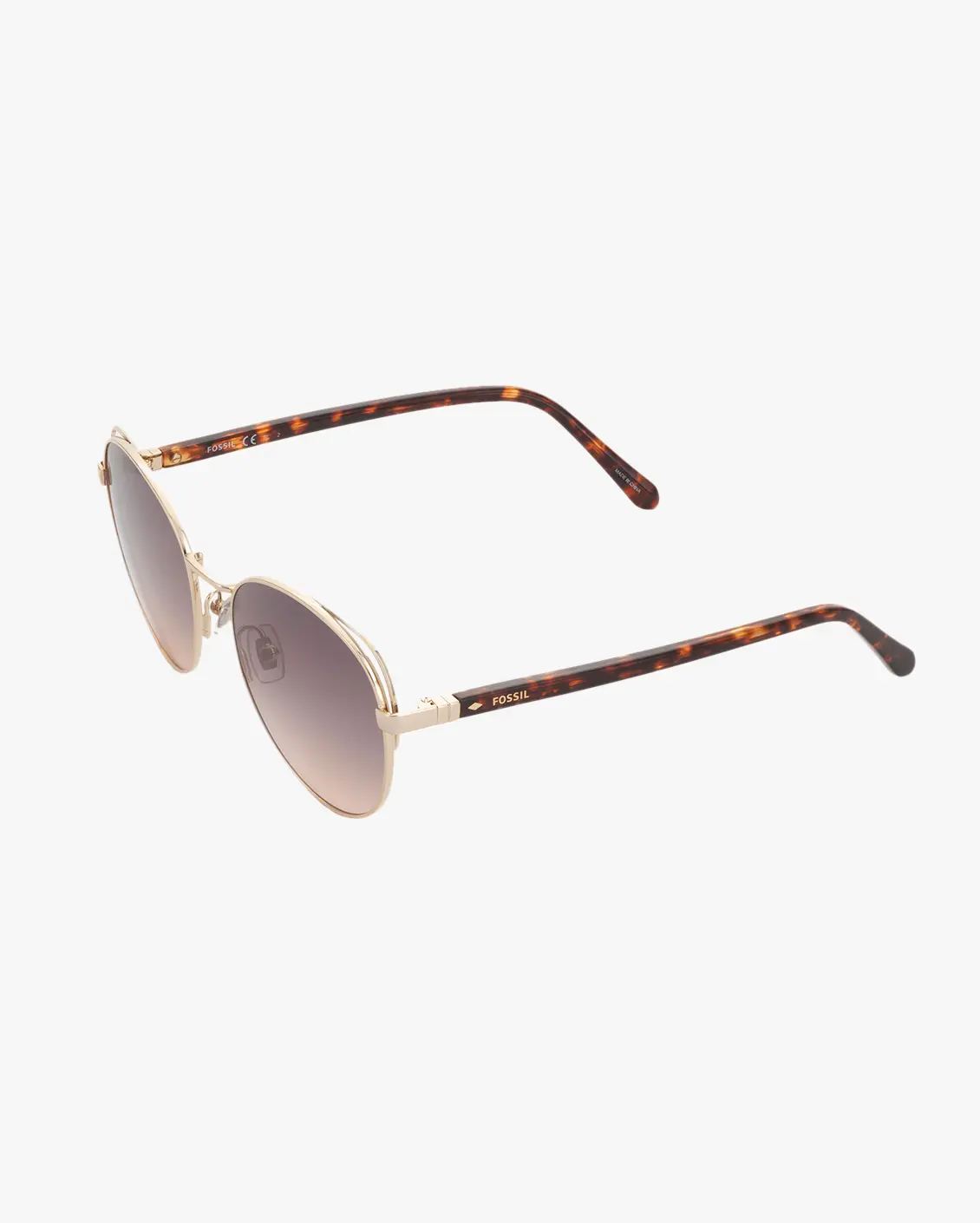 Round Sunglasses in Havana
