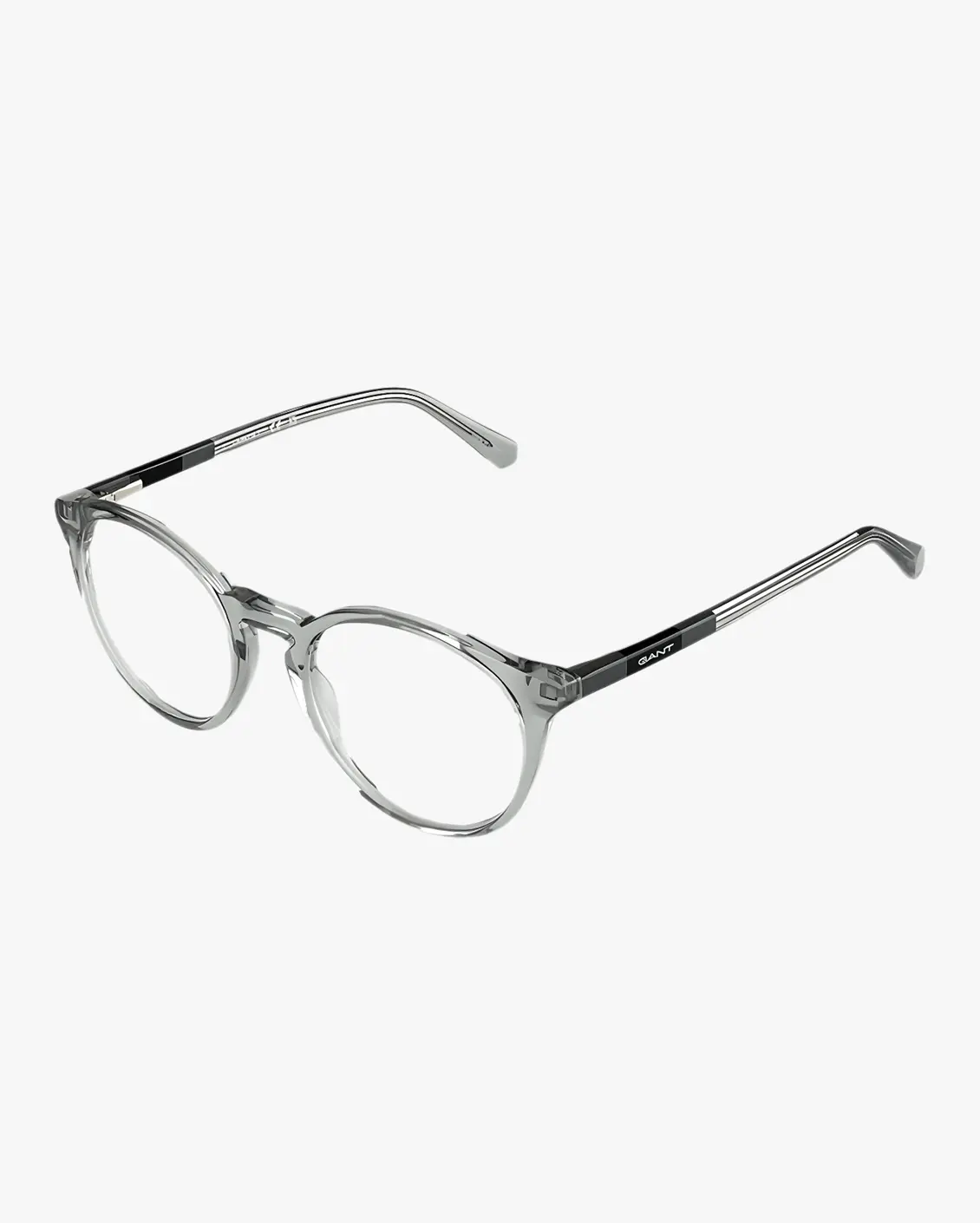 Round Eyeglasses in Transparent