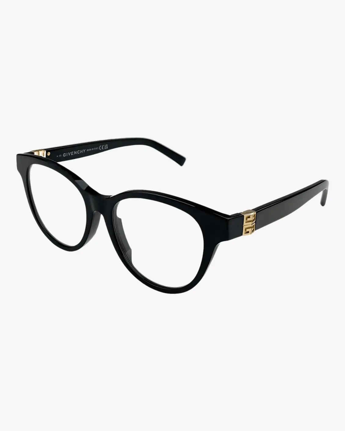 Round Eyeglasses in Black