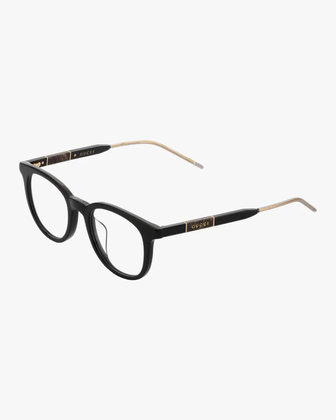 Round Eyeglasses in Black