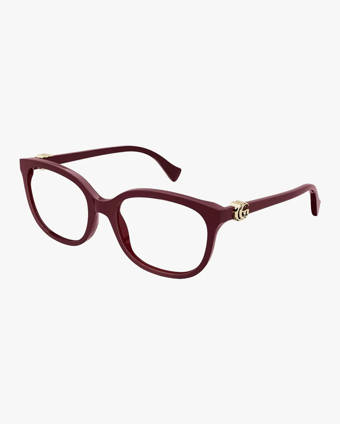 Round Eyeglasses in Red