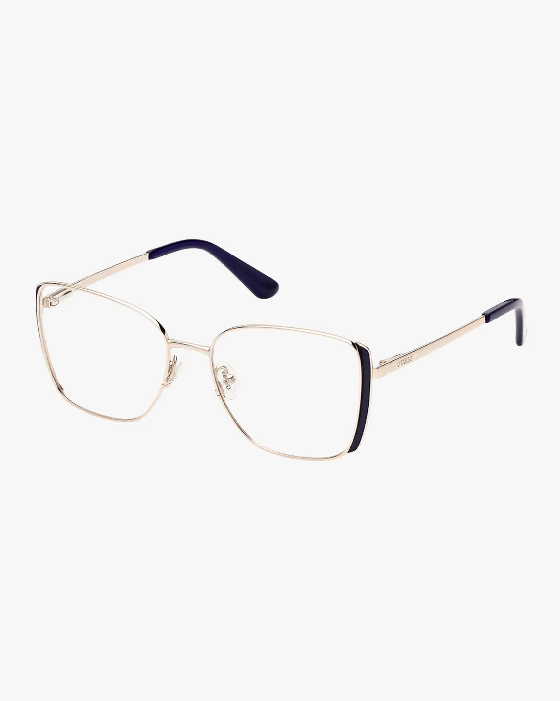 Square Eyeglasses in Gold