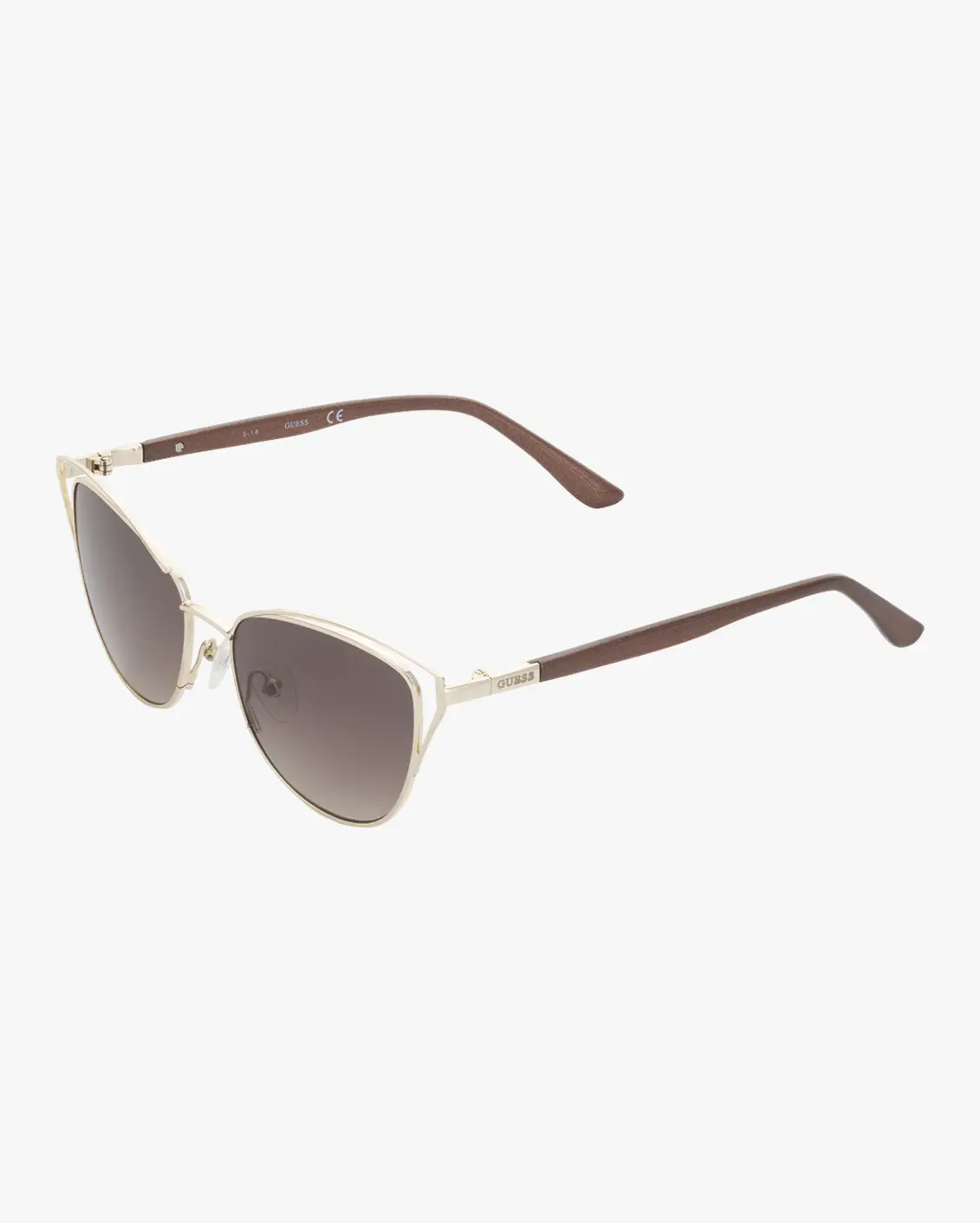Cat Eye Sunglasses in Gold