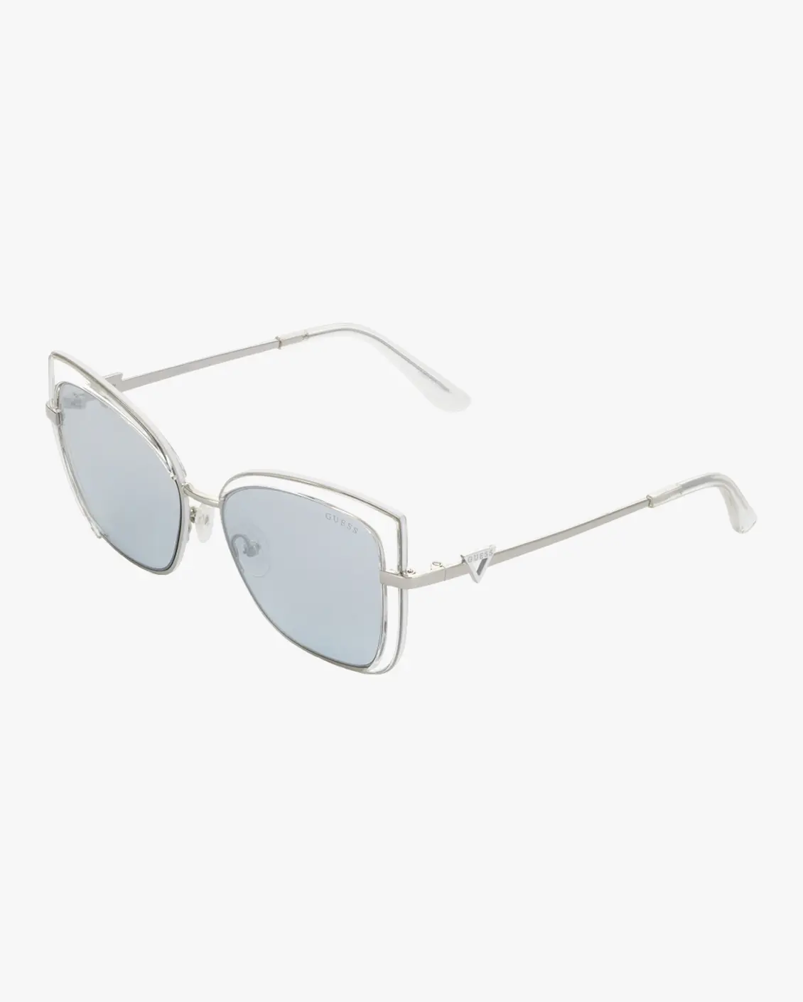 Square Sunglasses in Silver