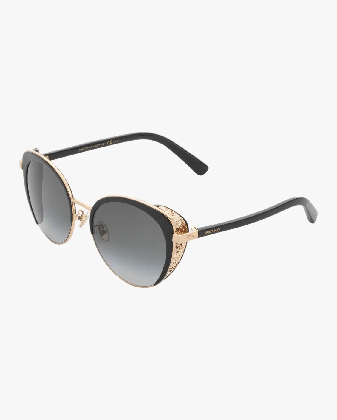 Round Sunglasses in Black