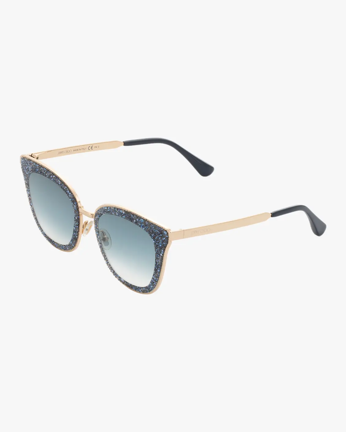 Square Sunglasses in Gold