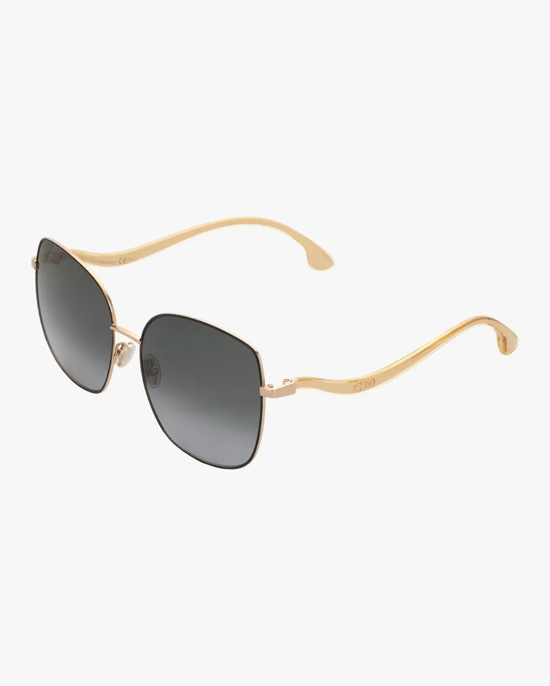 Square Sunglasses in Gold