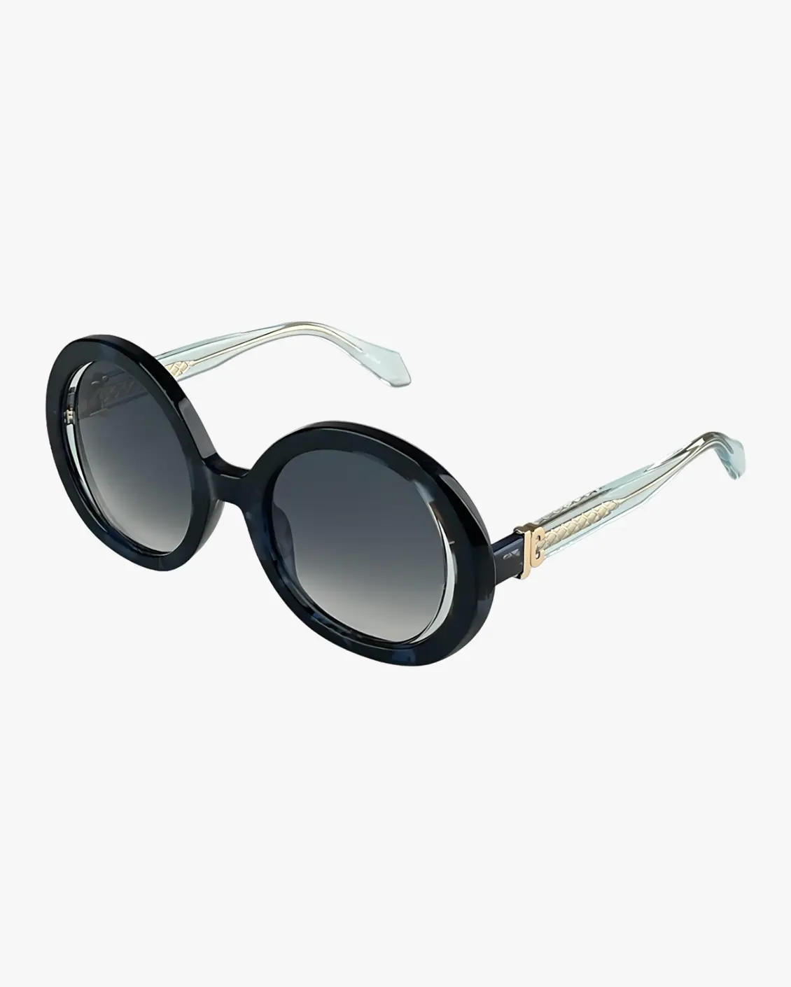 Round Sunglasses in Black