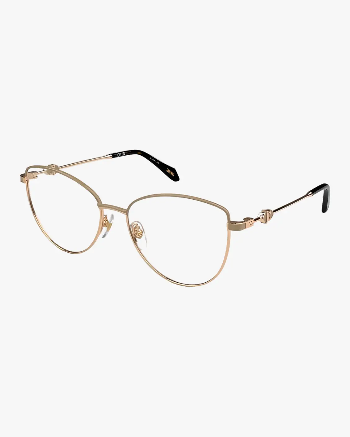 Cat Eye Eyeglasses in Gold