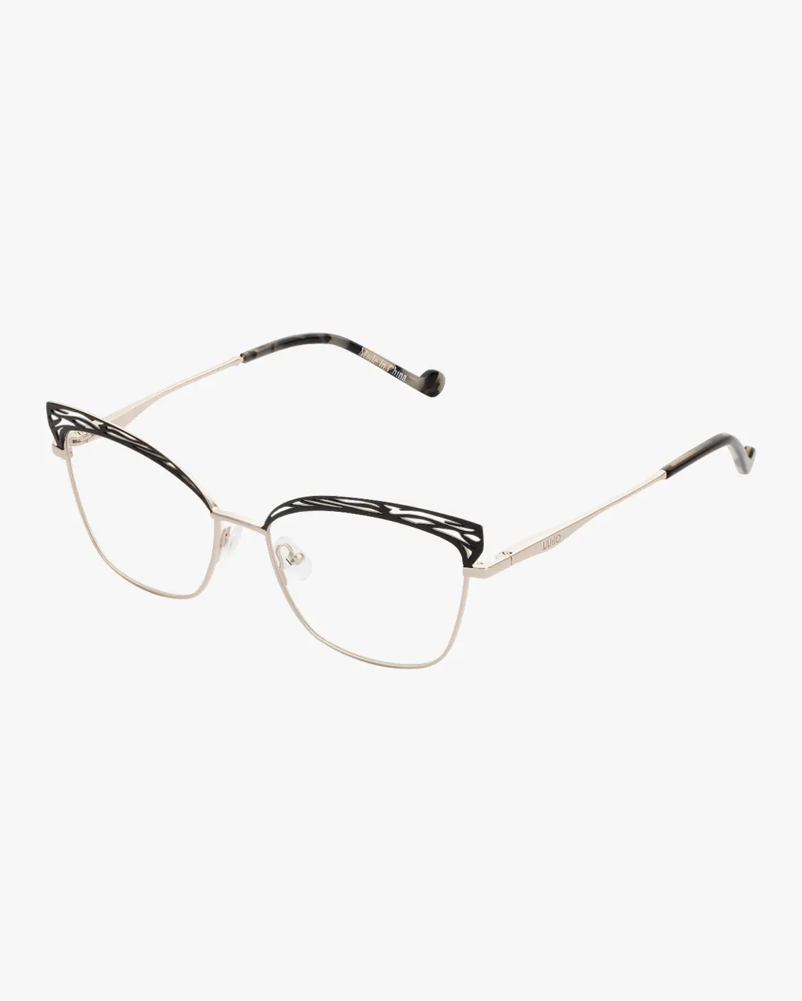 Cat Eye Eyeglasses in Silver