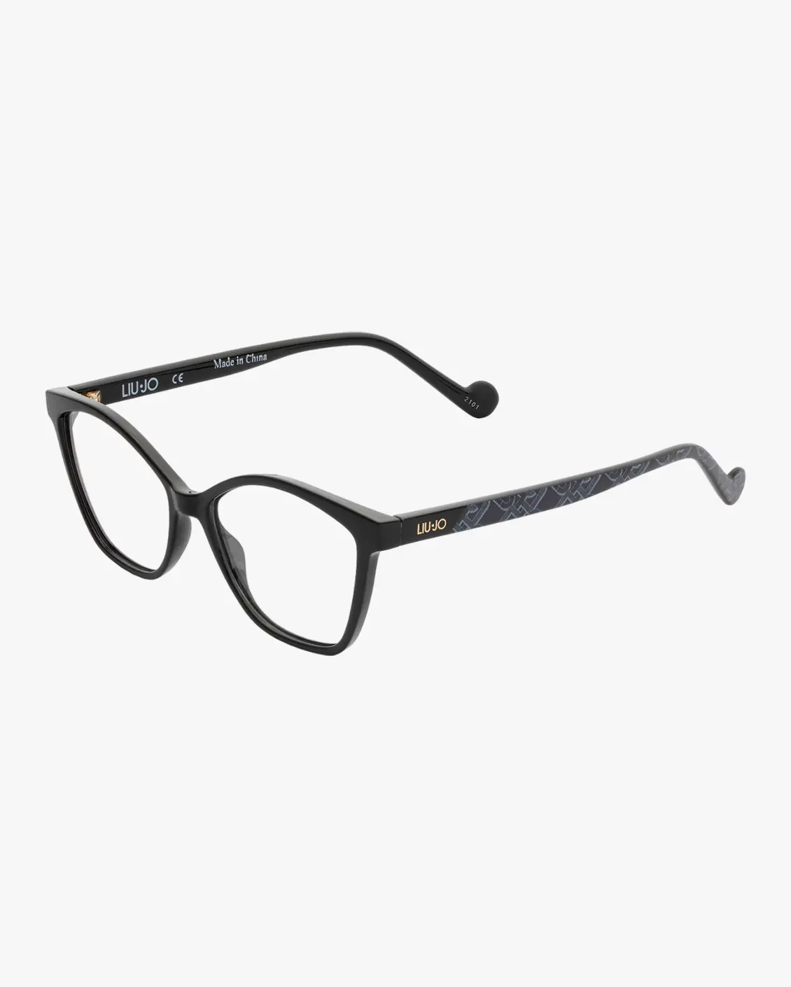 Irregular Eyeglasses in Black