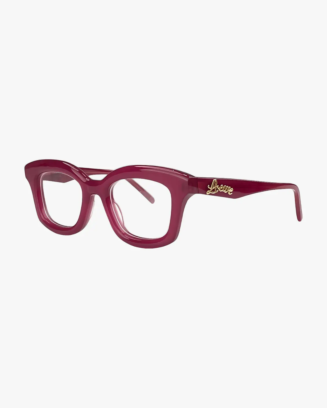 Rectangle Eyeglasses in Red