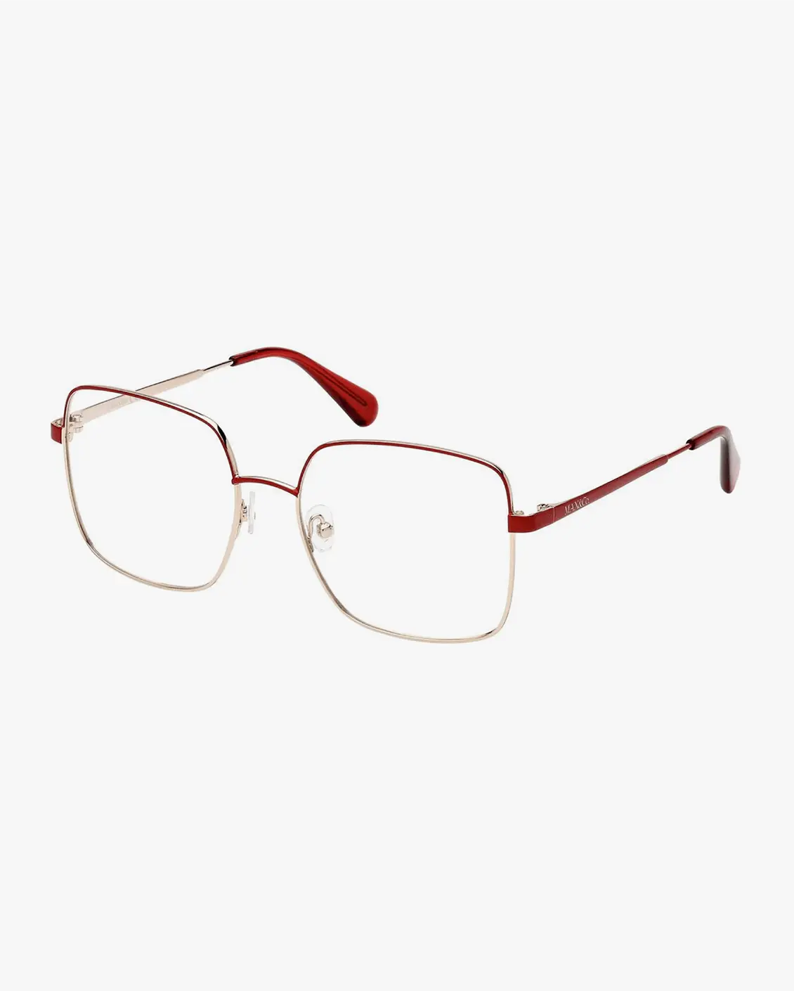 Square Eyeglasses in Red