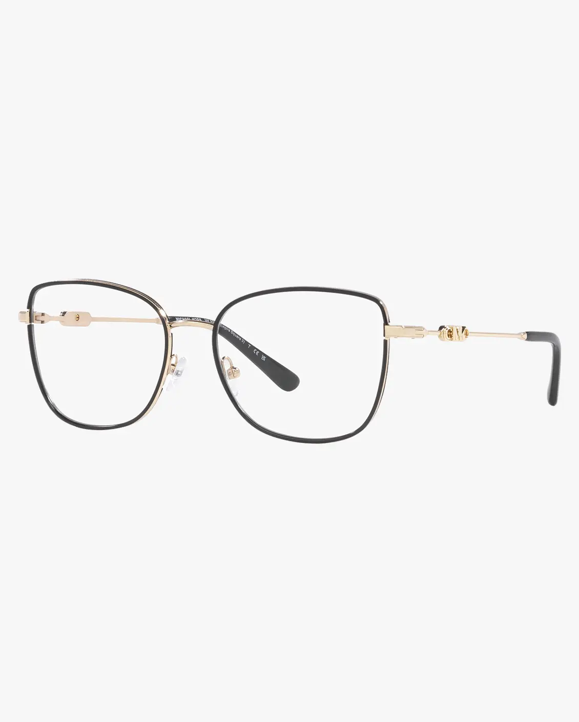 Square Eyeglasses in Gold