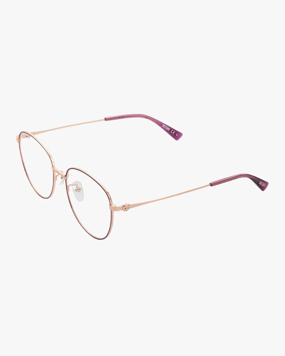 Round Eyeglasses in Gold