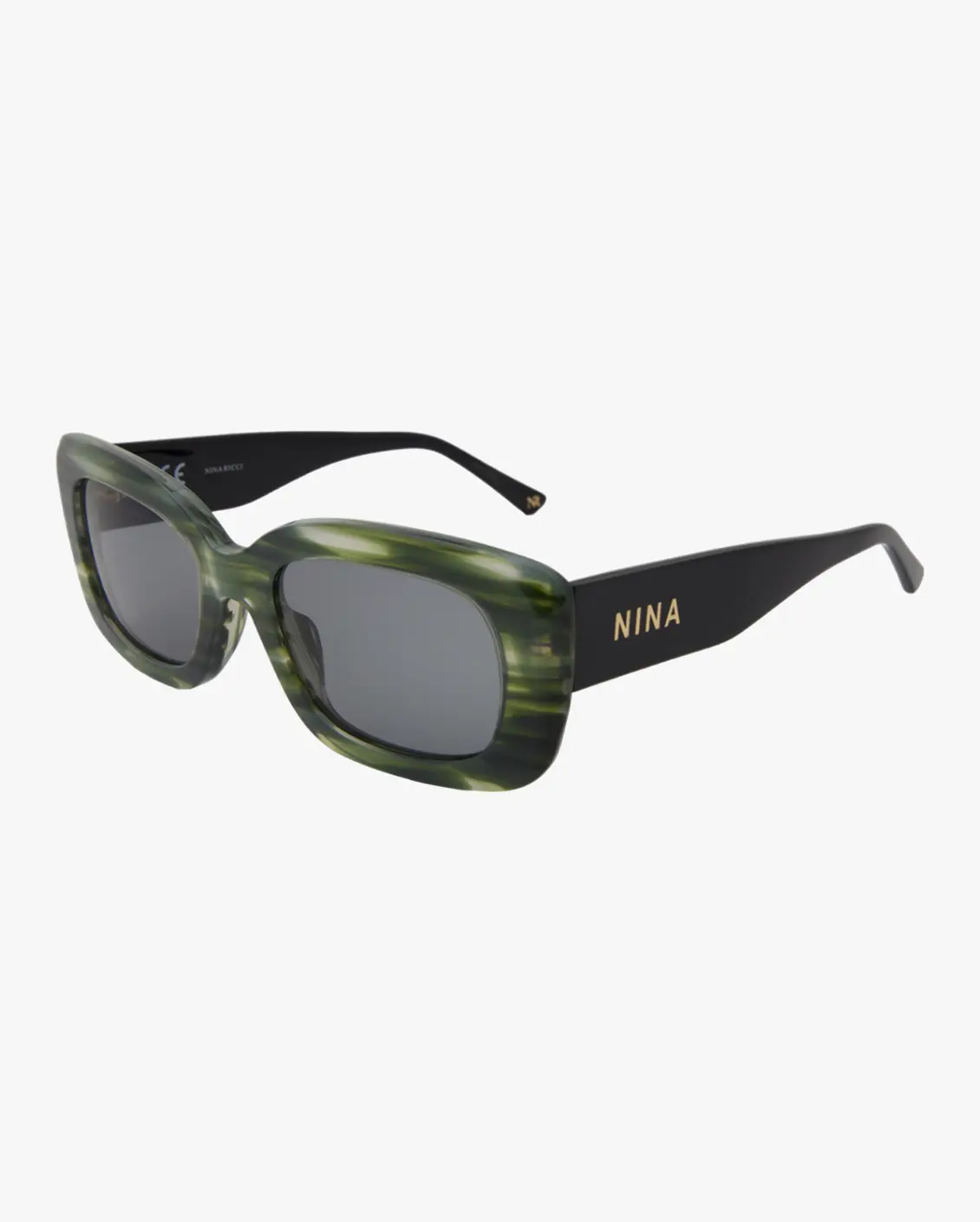 Rectangle Sunglasses in Green