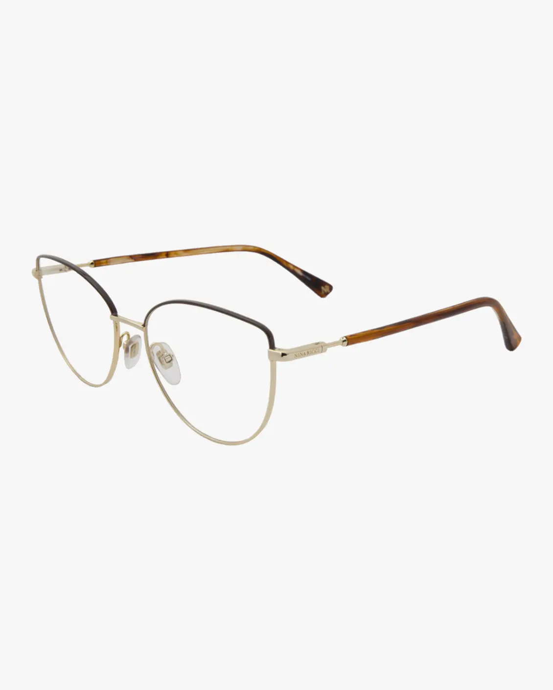 Cat Eye Eyeglasses in Gold