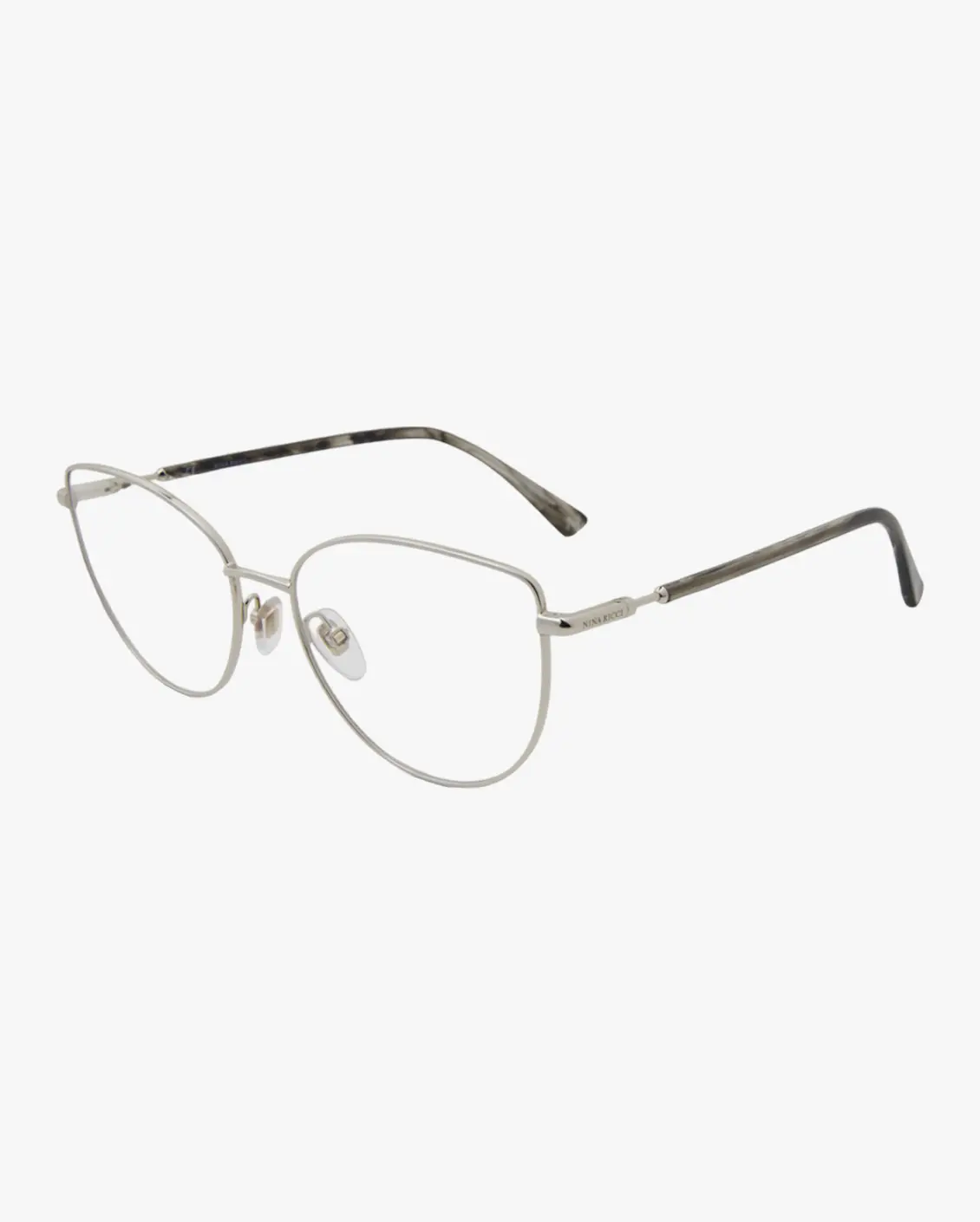 Cat Eye Eyeglasses in Silver