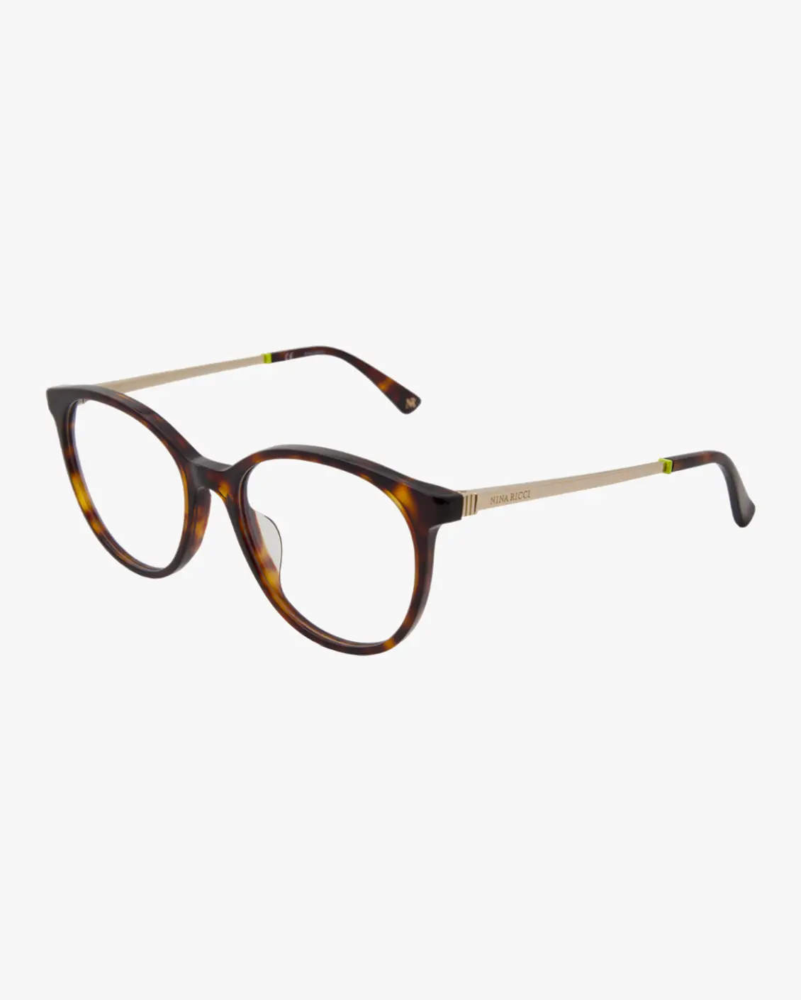 Round Eyeglasses in Havana