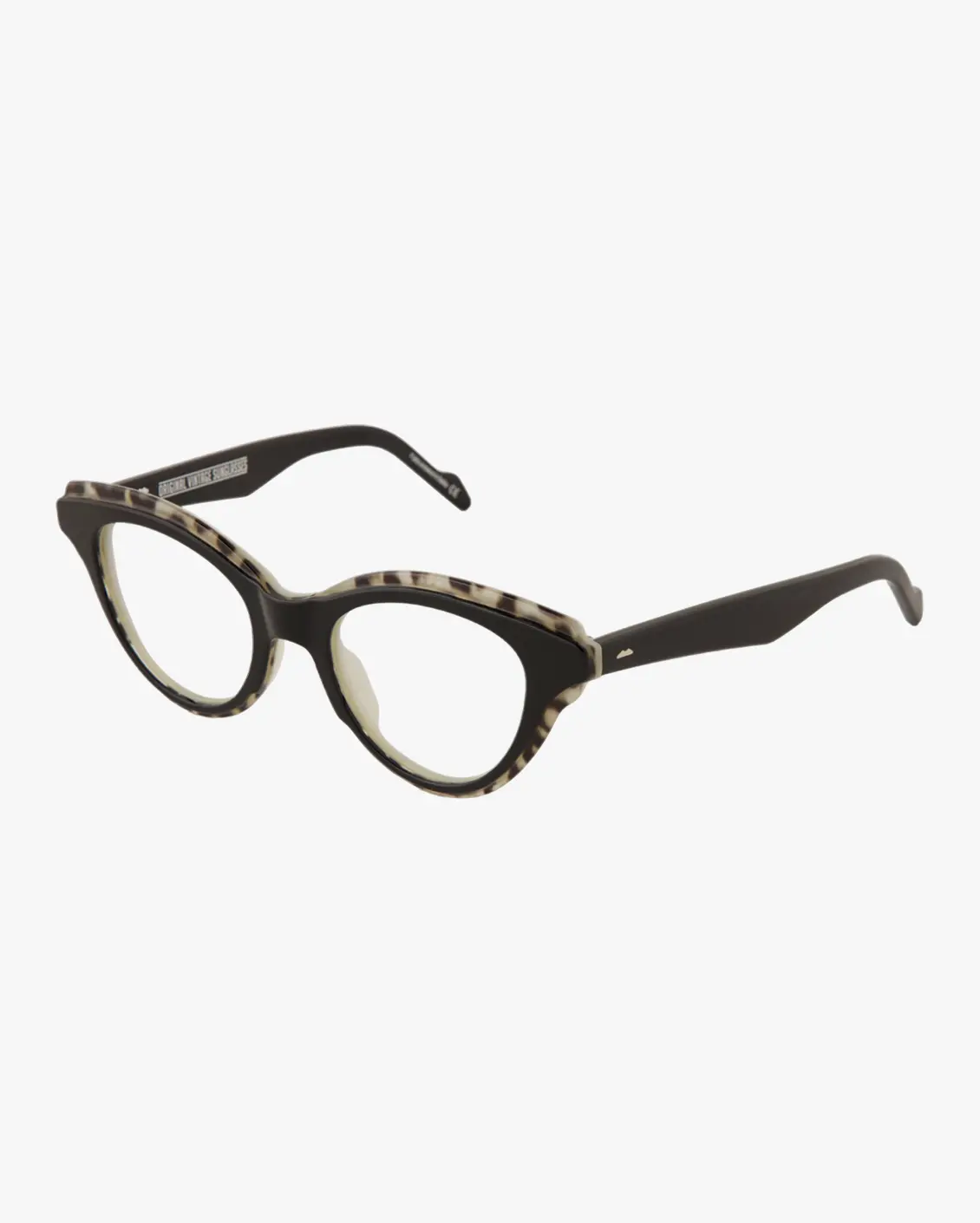 Round Eyeglasses in Black
