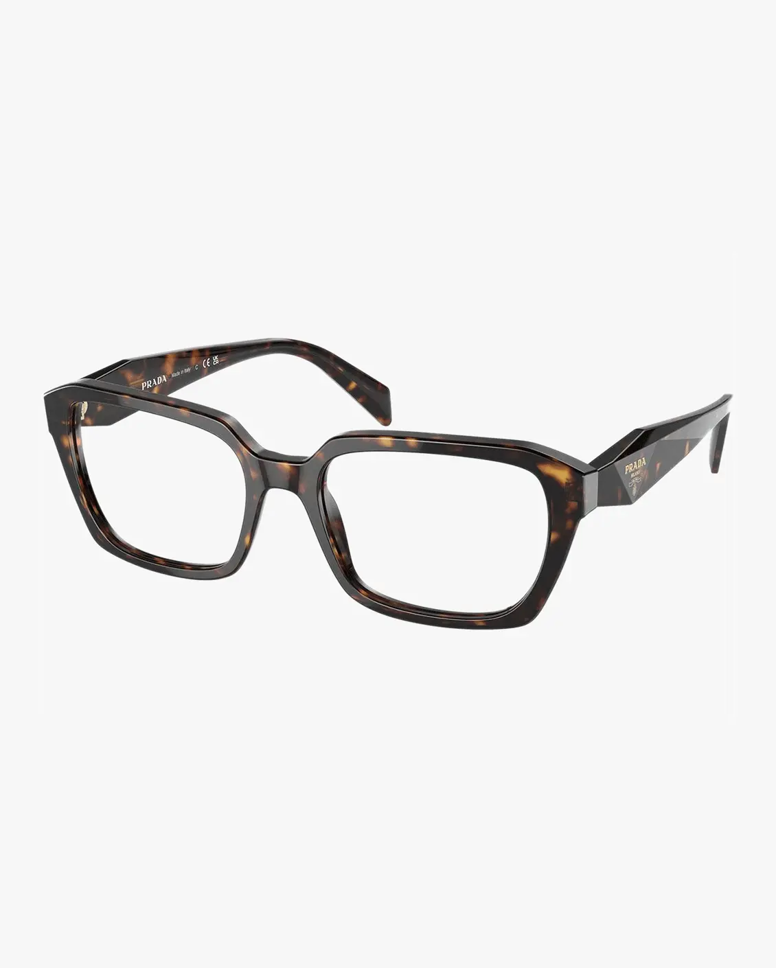 Square Eyeglasses in Havana