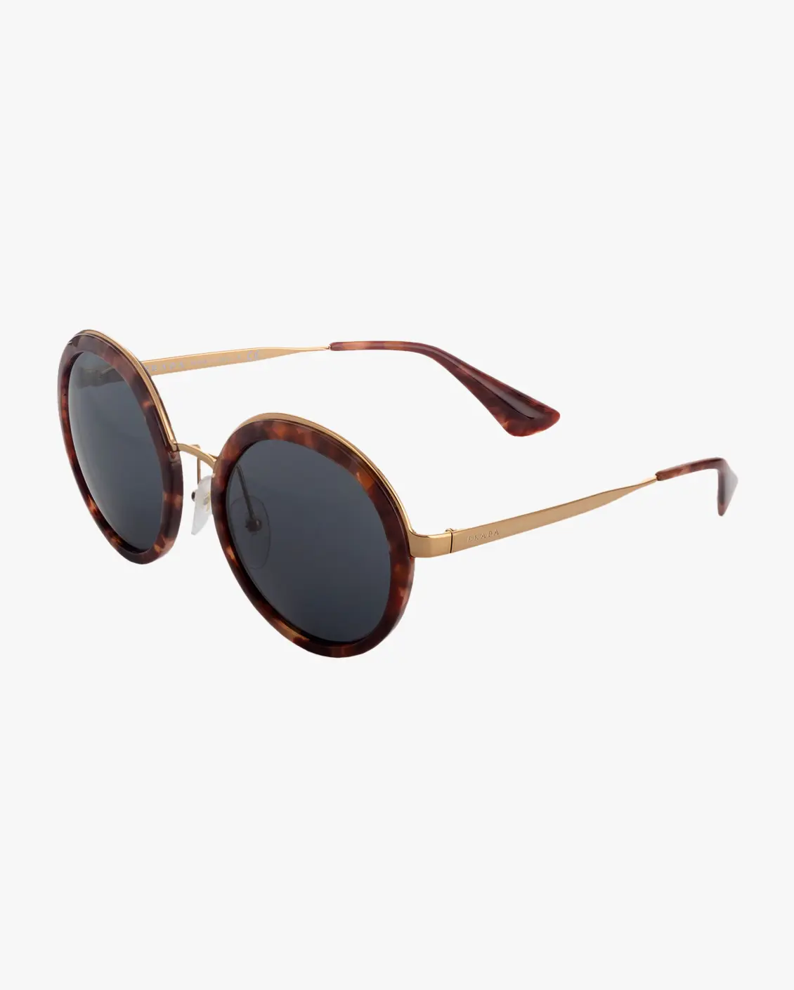Round Sunglasses in Havana