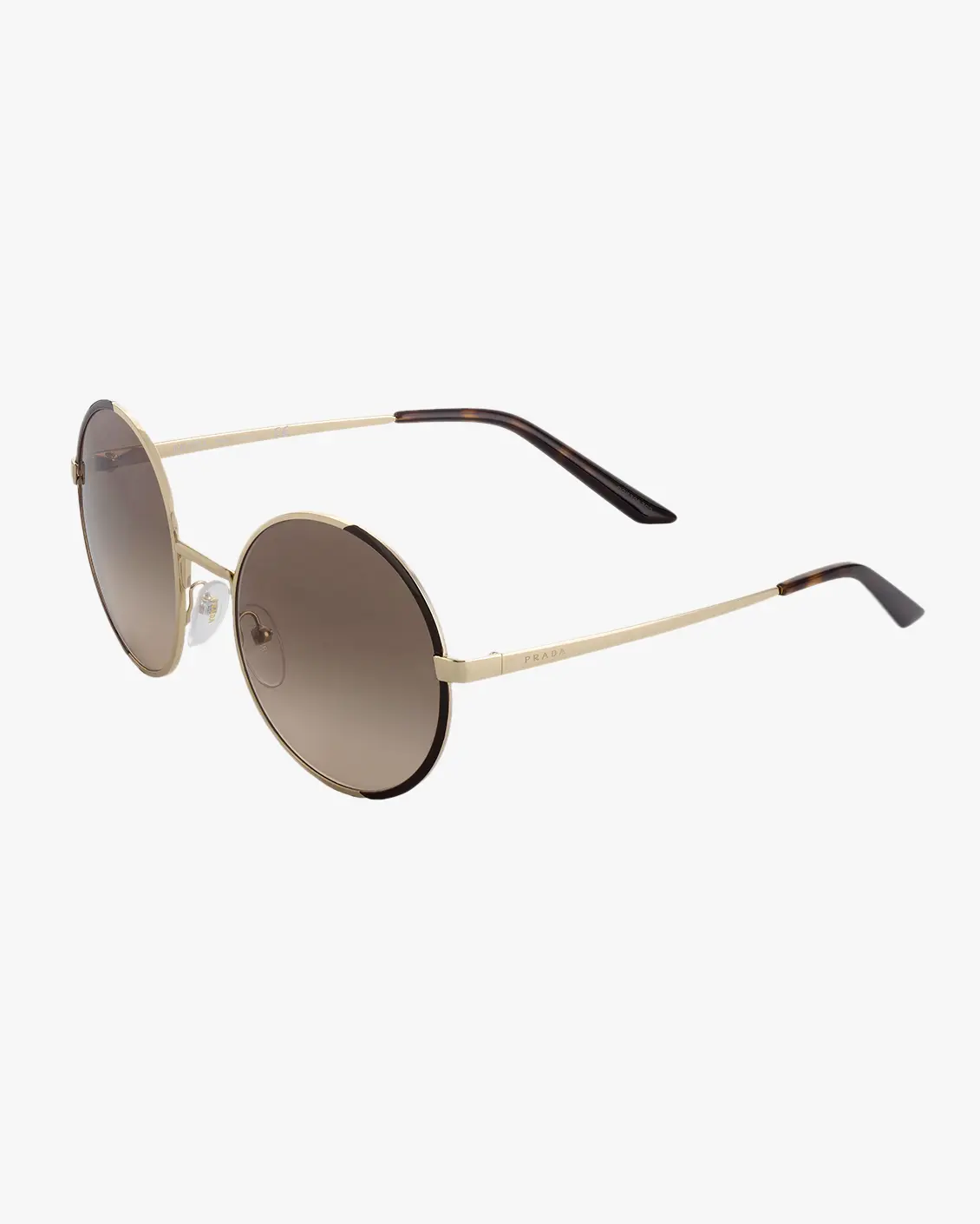 Round Sunglasses in Gold